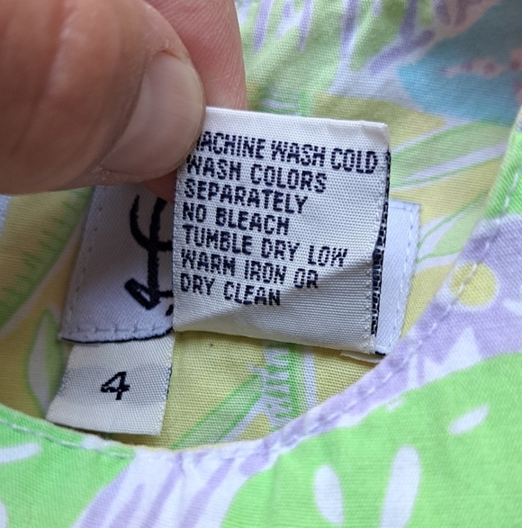 Lilly Pulitzer Size 4 Patchwork Shift With Pockets and Side Bows - Picture 5 of 7